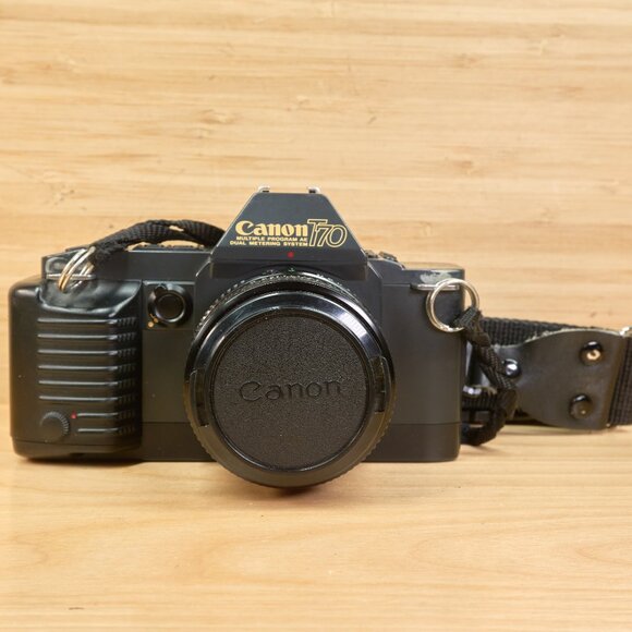 Canon T70 35mm SLR Film Camera w/ 50mm f1.8 Lens & Canon 277T Flash / Tested - Picture 4 of 13